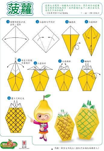 水果折纸视频,创意手工，轻松制作美味水果模型
