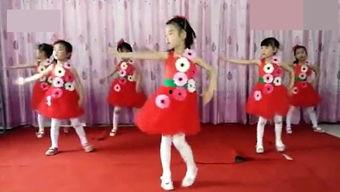 儿歌小苹果舞蹈视频,萌娃欢动，童趣无限